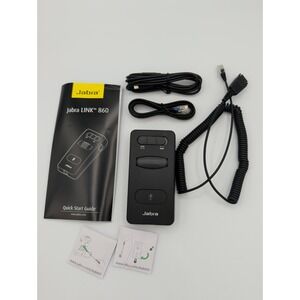 Jabra LINK 860-09 Audio Processor for Desk Phone and PC Softphone‎ Black